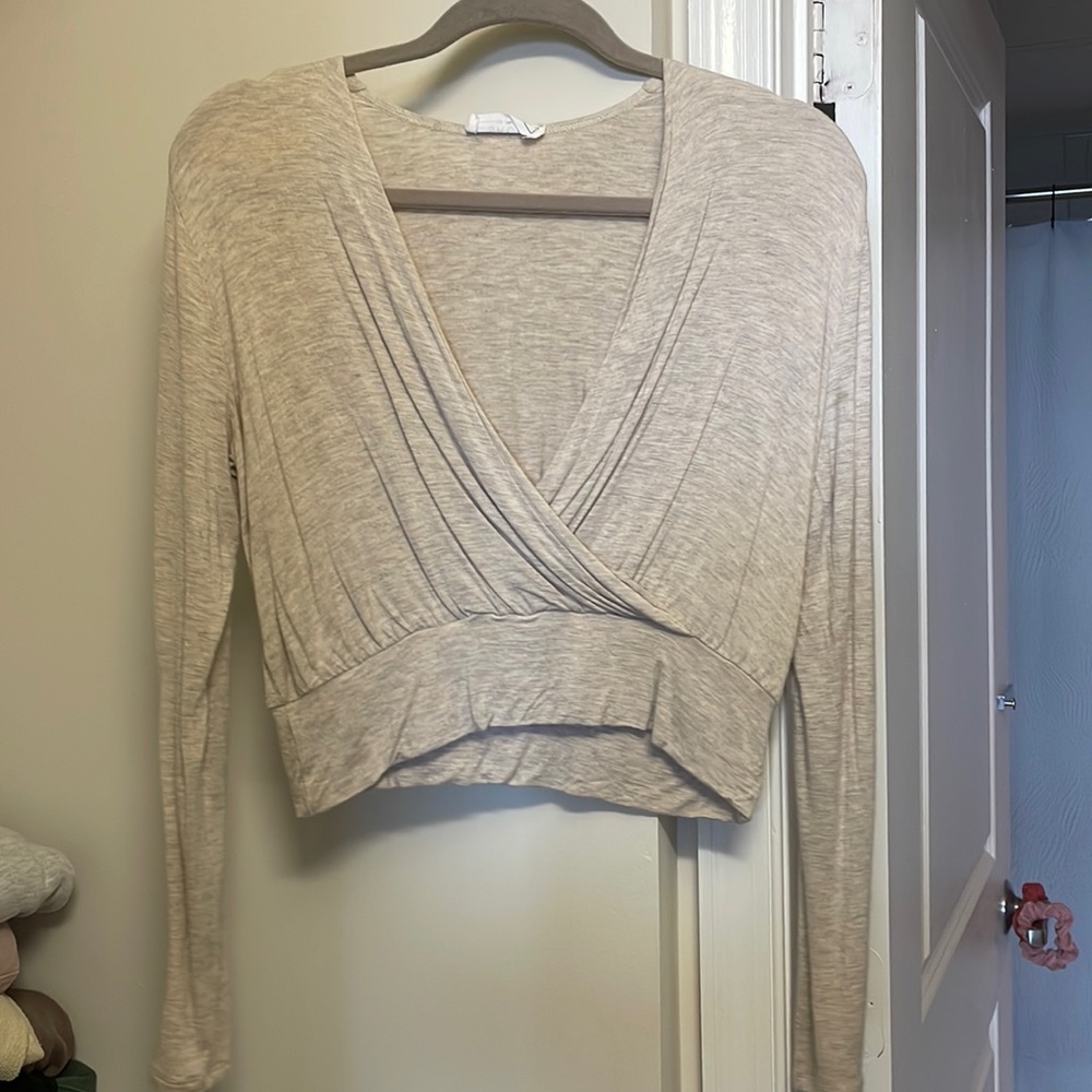 Sage the label long sleeve top size small!
